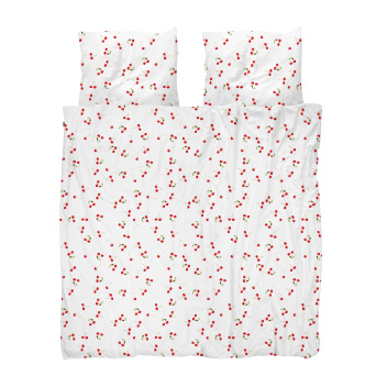 Pościel bawełniana w wiśnie 200x200 CHERRIES