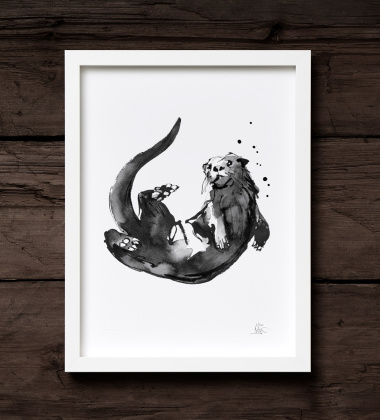 Poster wydra Teemu Jarvi 30x40 OTTER