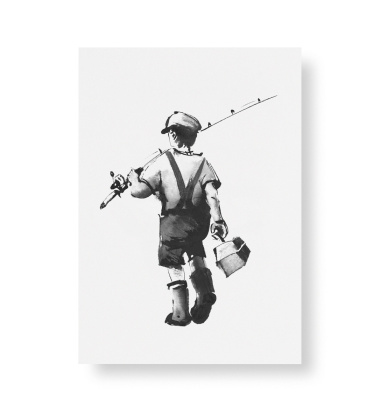 Poster Teemu Jarvi A5 GONE FISHING mini