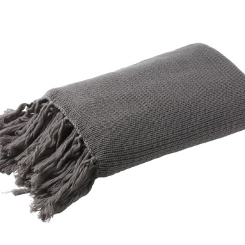 Koc - Pled 130x200 CHUNKY Knit Pled - Grey