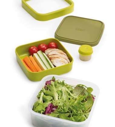 Pojemnik dwuczęściowy Lunch Box GO EAT by Joseph Joseph Zielony