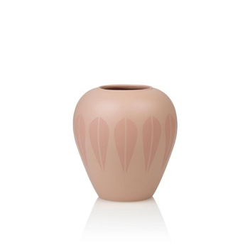 Wazon z porcelany Lotus 17 cm Nude Matt