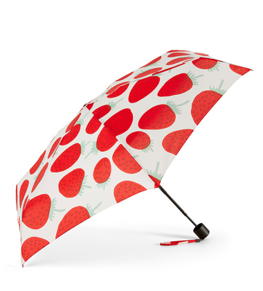 Parasolka składana Mini Manual MANSIKKA Umbrella Red by Marimekko