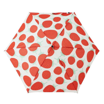 Parasolka składana Mini Manual MANSIKKA Umbrella Red