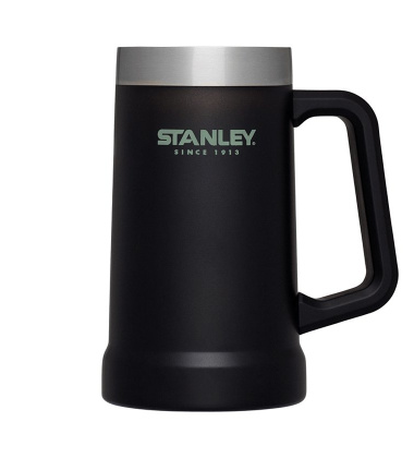 Kufel do piwa termiczny stalowy 700 ml ADVENTURE Black by Stanley