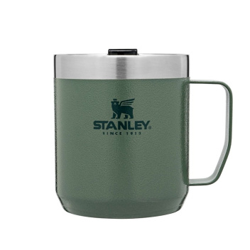 Legendarny kubek termiczny kempingowy z pokrywką 350 ml CLASSIC Green by Stanley