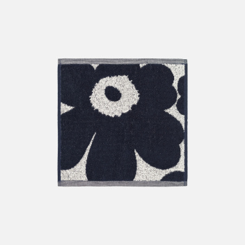 Ręcznik frotte 30x30 UNIKKO Mini Towel Cotton-Black by Marimekko
