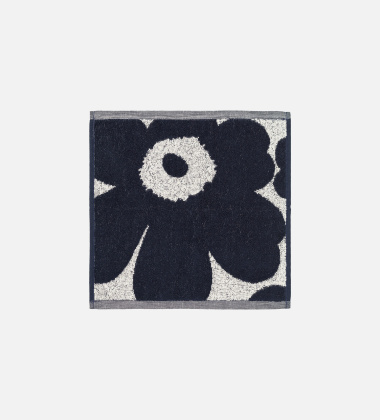 Ręcznik frotte 30x30 UNIKKO Mini Towel Cotton-Black by Marimekko