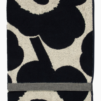 Ręcznik kąpielowy 70x150 UNIKKO Bath Towel Black-Sand by Marimekko