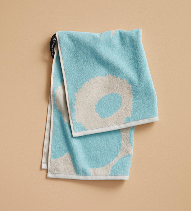 Ręcznik do rąk 50x70 UNIKKO Hand Towel Light Blue-Off-White by Marimekko