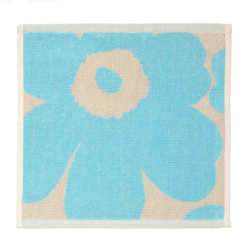 Ręcznik frotte 30x30 UNIKKO Mini Towel Light Blue-Off-White by Marimekko