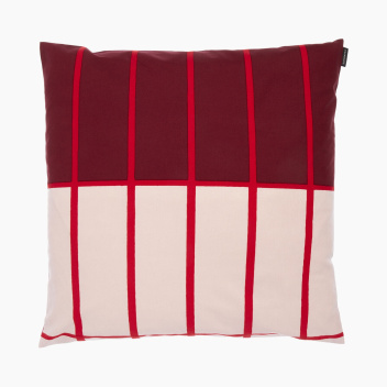 Poszewka na poduszkę 50x50 TIILISKIVI Cushion Cover Dark Red-Red by Marimekko