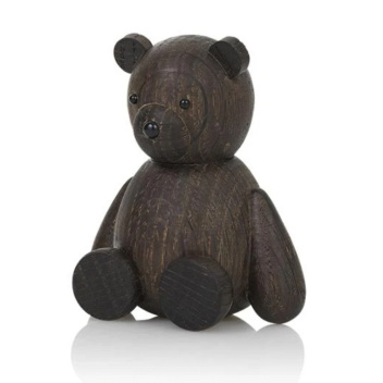 Drewniany Niedźwiadek TEDDY 9 cm Smoked Oak