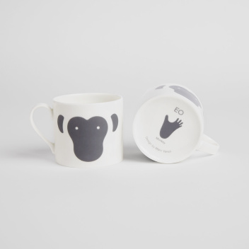 Kubek z porcelany 250 ml ANIMAL MUG - MONKEY