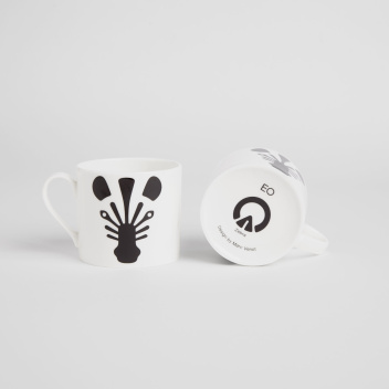 Kubek z porcelany 250 ml ANIMAL MUG - ZEBRA