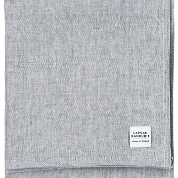 Obrus lniany 150x260 AAMU Tablecloth White-Grey