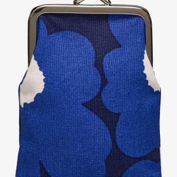 Portmonetka 8x10,5 Kortti Kukkaro Mini UNIKKO Dark Blue-Blue-Off White by Marimekko