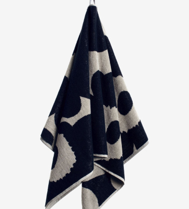 Ręcznik do rąk 50x70 UNIKKO Hand Towel Cotton-Dark Blue by Marimekko