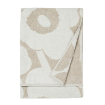 Ręcznik kąpielowy 70x150 UNIKKO Bath Towel Beige-White by Marimekko