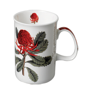 Kubek z porcelany 320 ml Kwiaty Nowej Zelandii - Waratah