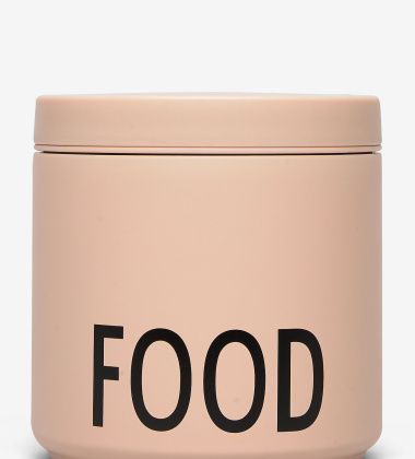 Pojemnik termiczny 530 ml FOOD Thermo Lunch Box Large Nude by Design Letters