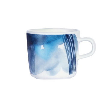 Filiżanka z uchem z porcelany 200 ml OIVA SÄÄPÄIVÄKIRJA COFFEE CUP Blue