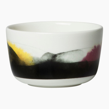 Miseczka z porcelany 250 ml OIVA SÄÄPÄIVÄKIRJA BOWL Pink-Grey-Yellow