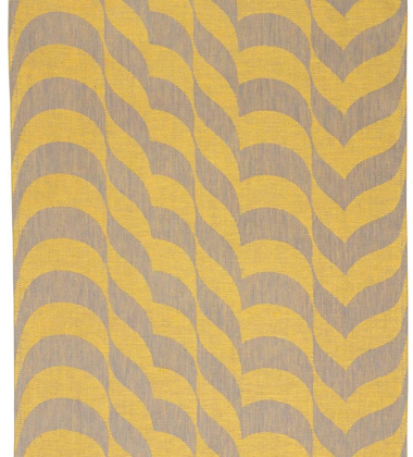 Ścierka kuchenna lniana Alvar Aalto 47x70 cm Linen-Yellow