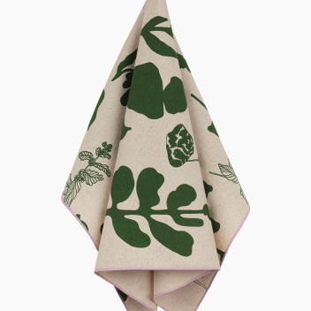 Ścierka kuchenna lniana 47x70 ELOKUUN VARJOT Kitchen Towel Linen-Green