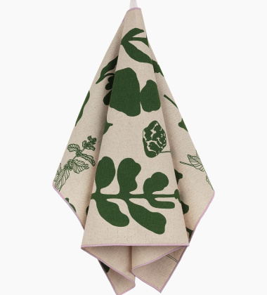 Ścierka kuchenna lniana 47x70 ELOKUUN VARJOT Kitchen Towel Linen-Green