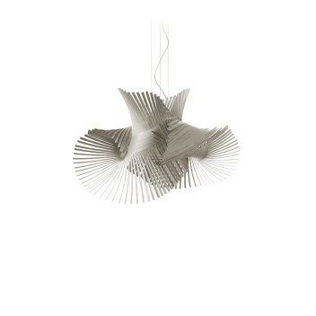 Lampa wisząca z forniru 62x53x50 MINIMIKADO Wood Grey 29
