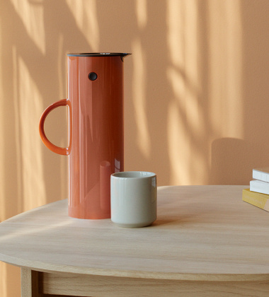Termos Stelton EM77 Vacuum Jug 1L Rdzawy