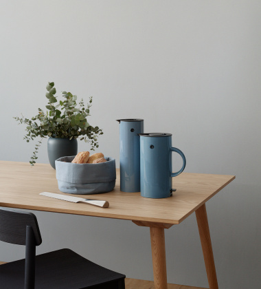 Termos Stelton EM77 Vacuum Jug 1L Brudny Niebieski