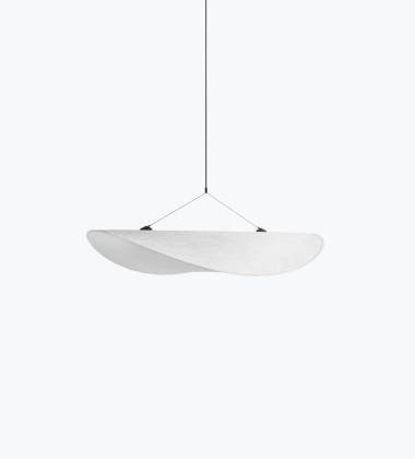 Lampa wisząca TENSE 70 cm Biała