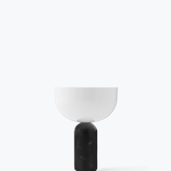 Lampa stołowa KIZU Portable Table Lamp H30 cm Czarny Marmur