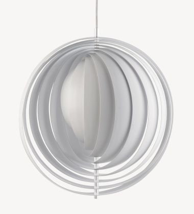 Lampa wisząca MOON 44,5 cm Biała EXPO