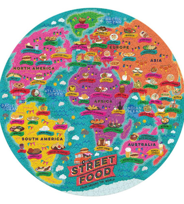 Puzzle STREET FOOD Puzzle 1000 pcs by Ridley's Games