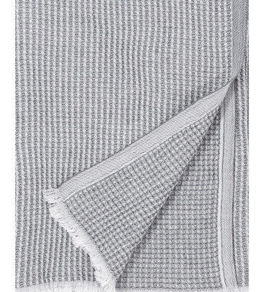 Koc Maija 130x210 Biało-Szary