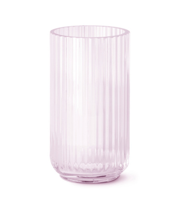 Wazon szklany Lyngby 20 cm Różowy