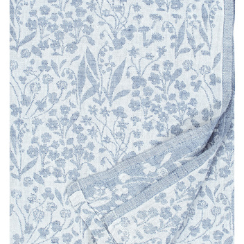 Obrus lub Narzuta NIITTY 150x260 White-Rainy Blue