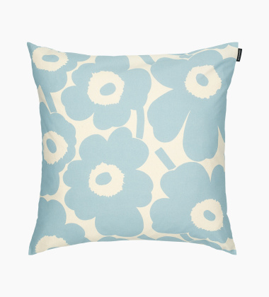 Poszewka na poduszkę 50x50 PIENI UNIKKO Cushion Cover Light Blue-Cotton