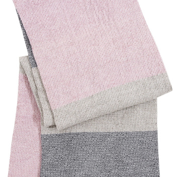 Ręcznik kąpielowy Terva 65x130 Biało-Multi-Różowy