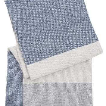 Ręcznik Terva 65x130 Biało-Muti-Niebieski