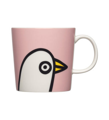 Kubek z porcelany 300 ml BIRDIE Oiva Toikka Mug Pink