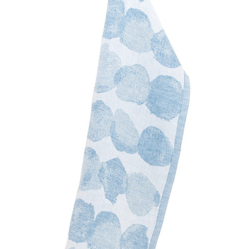 Ręcznik lniany SADE 48x70 White-Rainy Blue