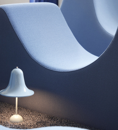 Lampa stołowa PANTOP PORTABLE LED Lamp H30x18 Light Blue