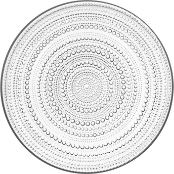 Talerz szklany KASTEHELMI DINNER PLATE 24,8 cm Clear