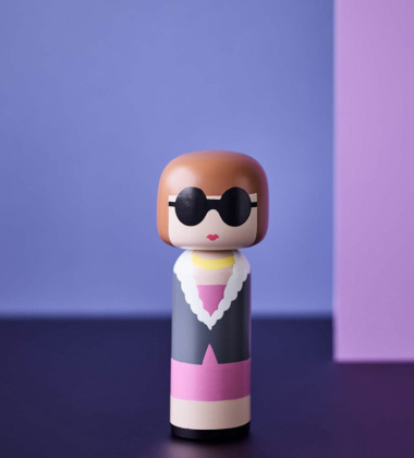 Laleczka Kokeshi ANNA 14,5 cm Różowa