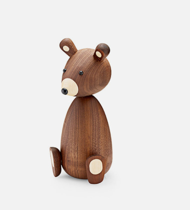 Drewniany Niedźwiadek Mama Bear 18,7 cm Orzech amerykański