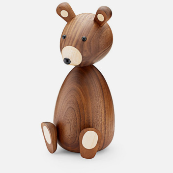 Drewniany Niedźwiadek Papa Bear 23,5 cm Orzech amerykański